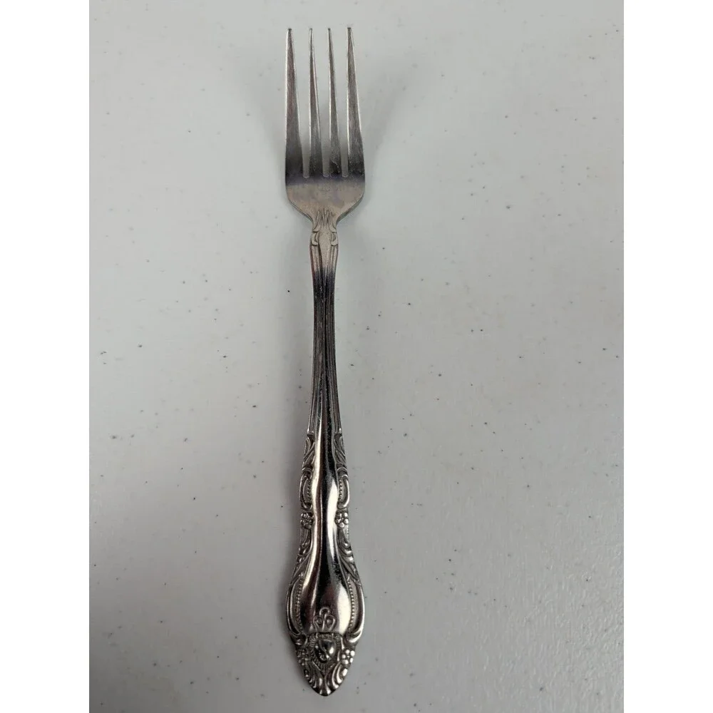 Northland Japan Rose Pattern Vintage Stainless Flatware Dinner Fork